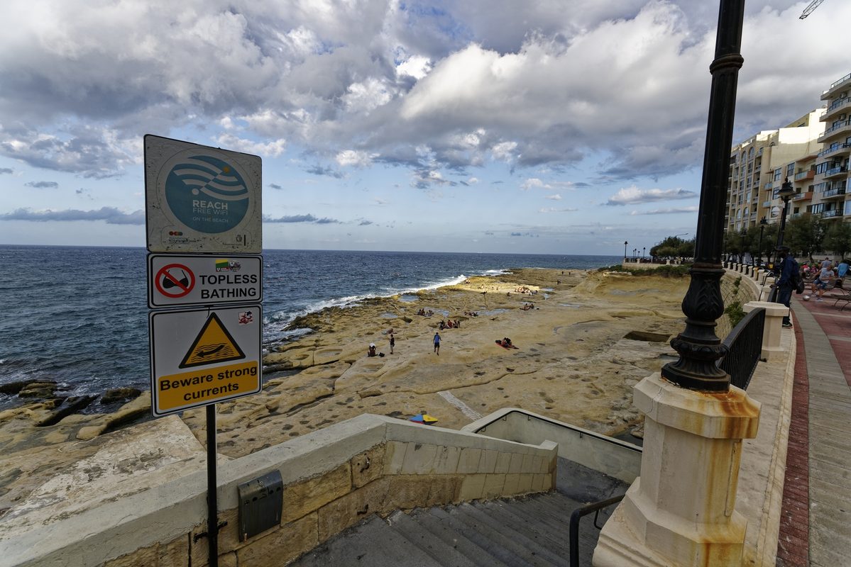 Sliema Promenade auf Malta Sliema Promenade auf Malta